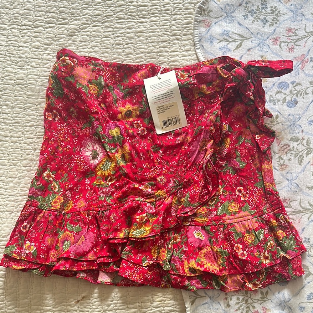 Sezane wrap skirt NEW